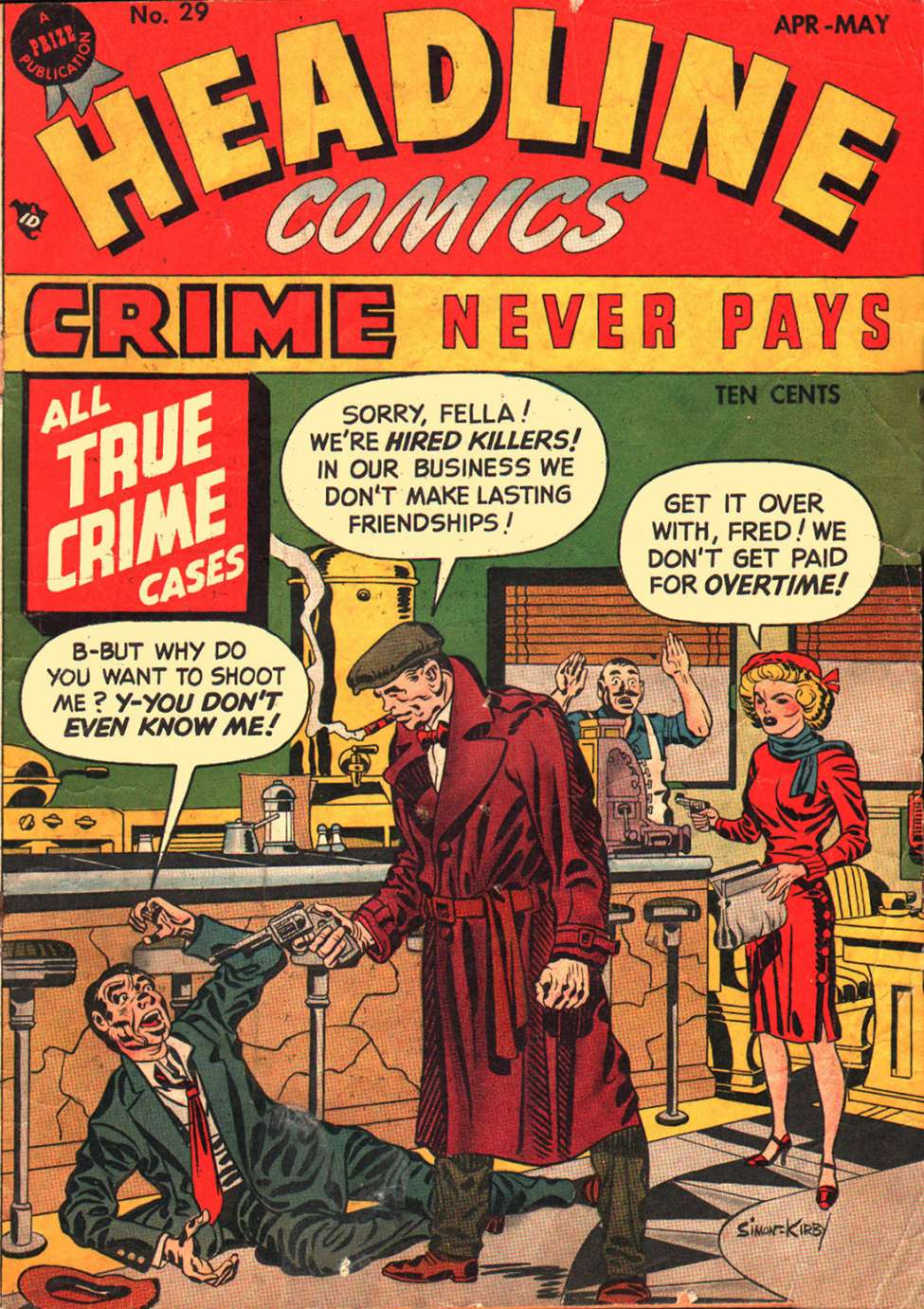Comic Book Cover For Headline Comics 29