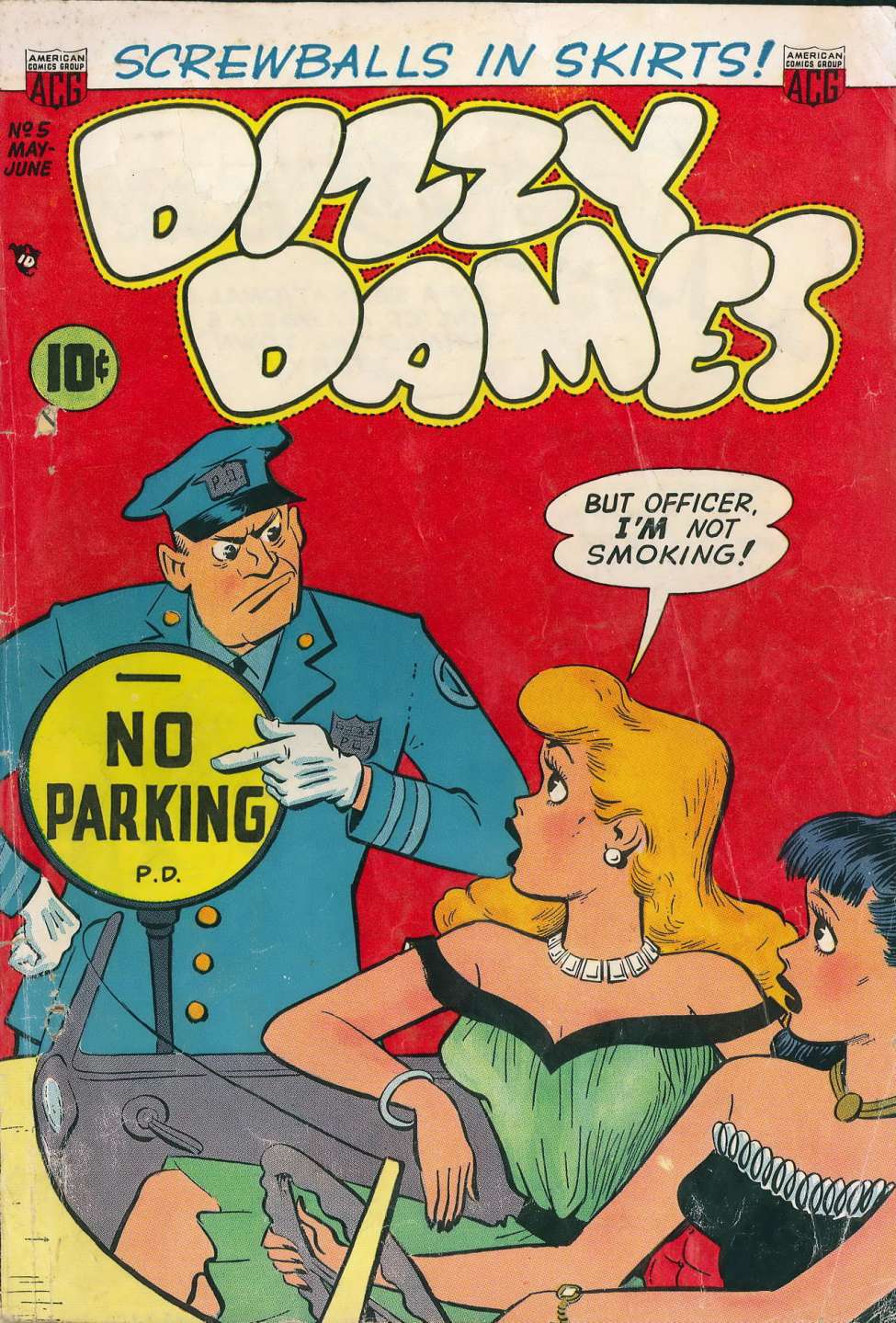Comic Book Cover For Dizzy Dames 5