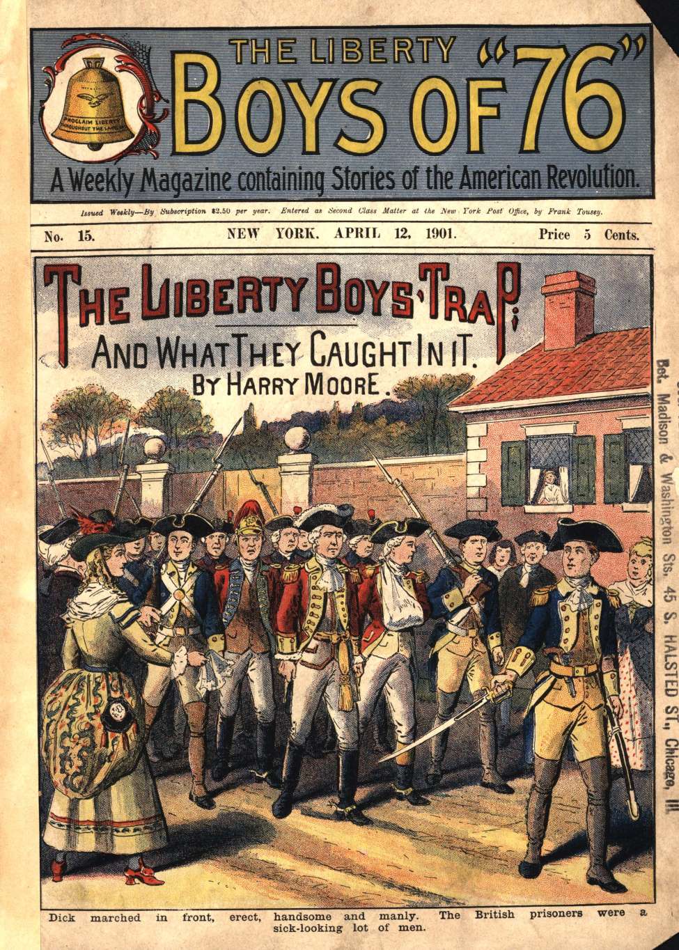 Book Cover For The Liberty Boys of 76 15 - The Liberty Boys' Trap