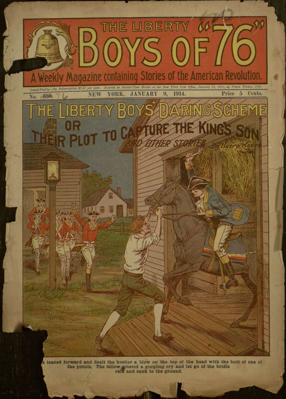 Book Cover For The Liberty Boys of 76 680 - The Liberty Boys' Daring Scheme