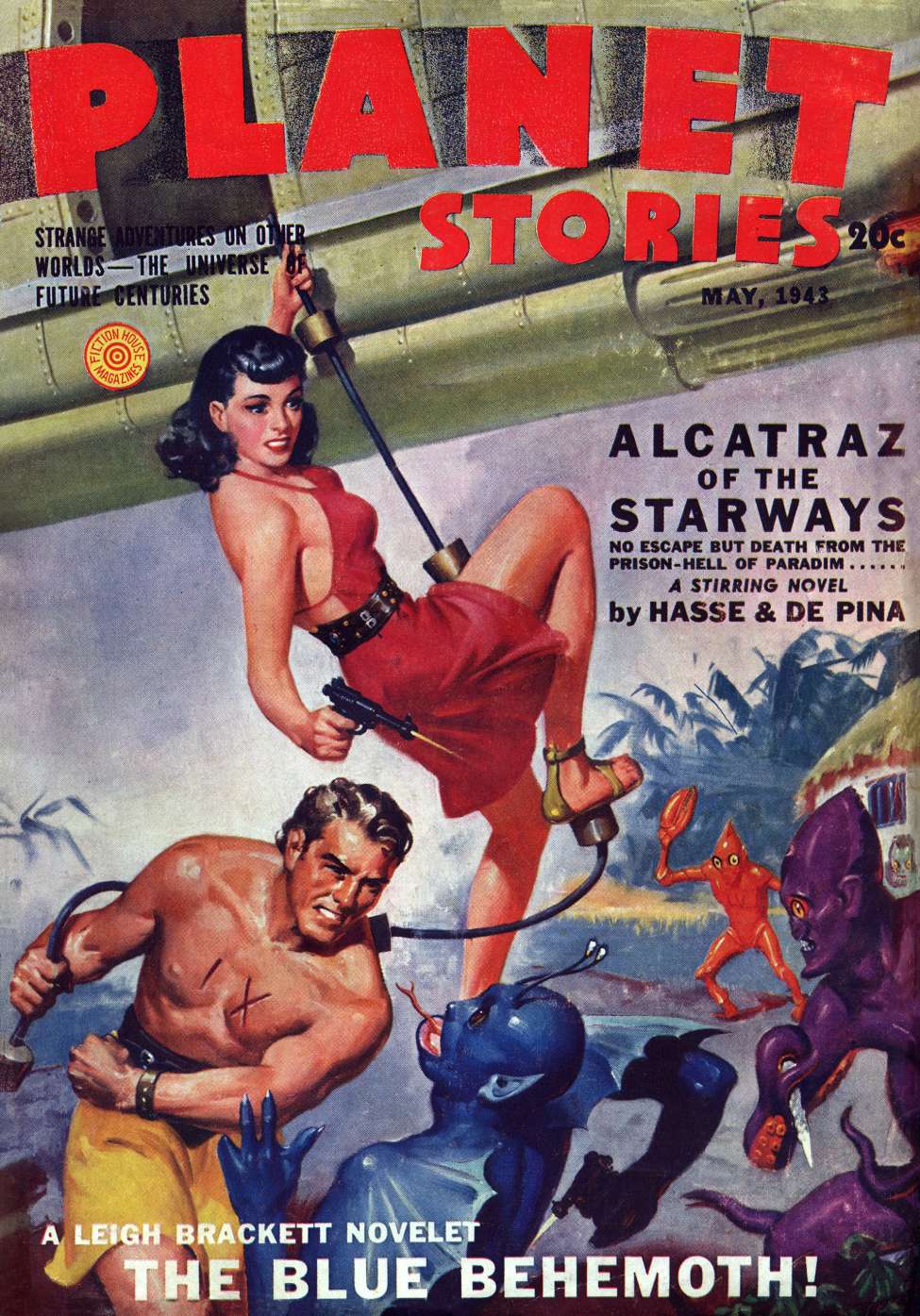 Comic Book Cover For Planet Stories v2 3 - Alcatraz of the Starways - Albert dePina