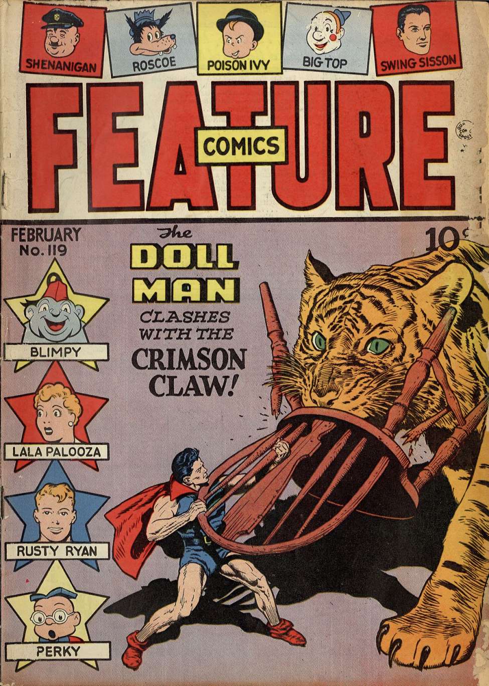 Book Cover For Feature Comics 119