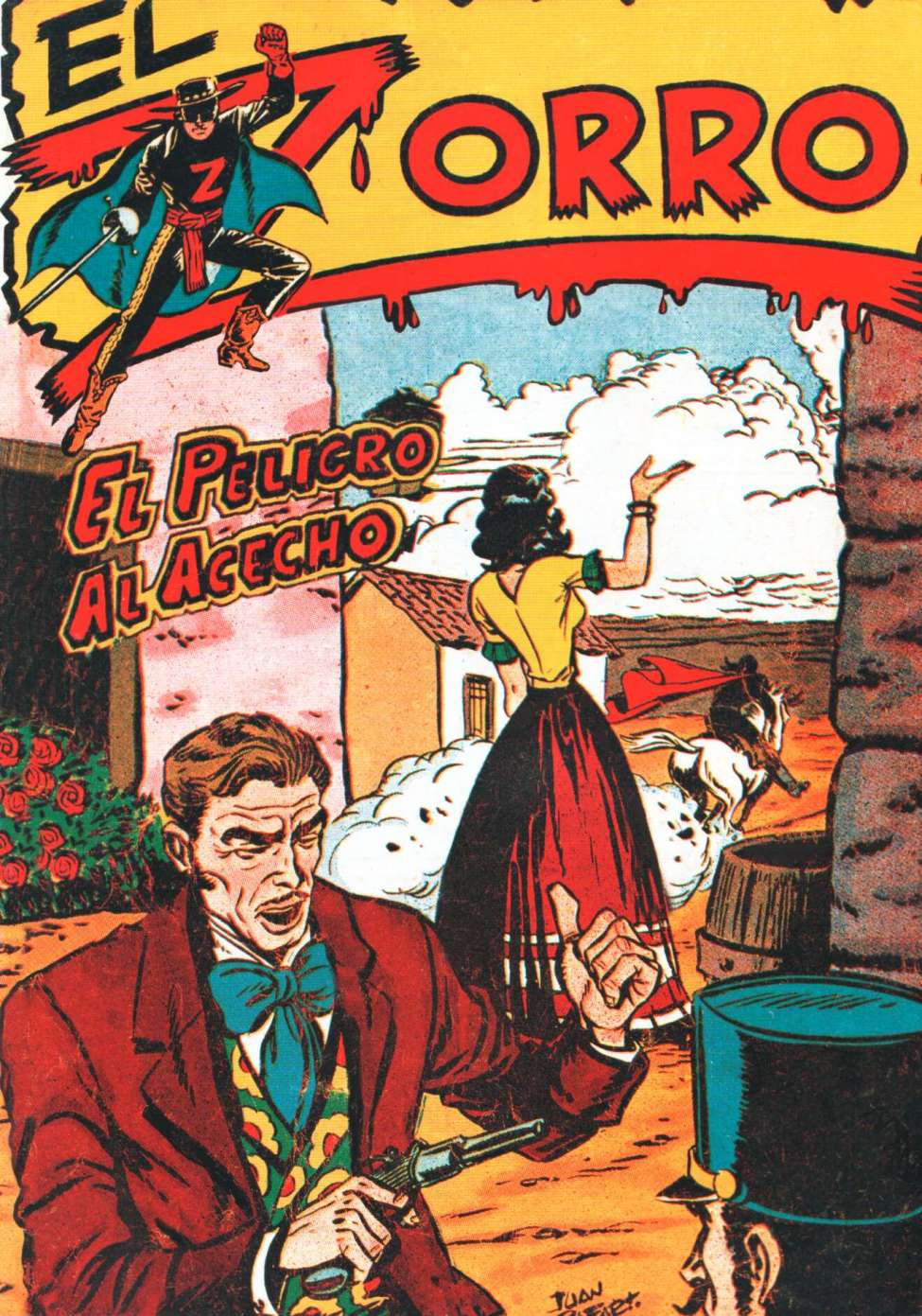 Comic Book Cover For El Zorro 24 - El Pelicro Al Acecho