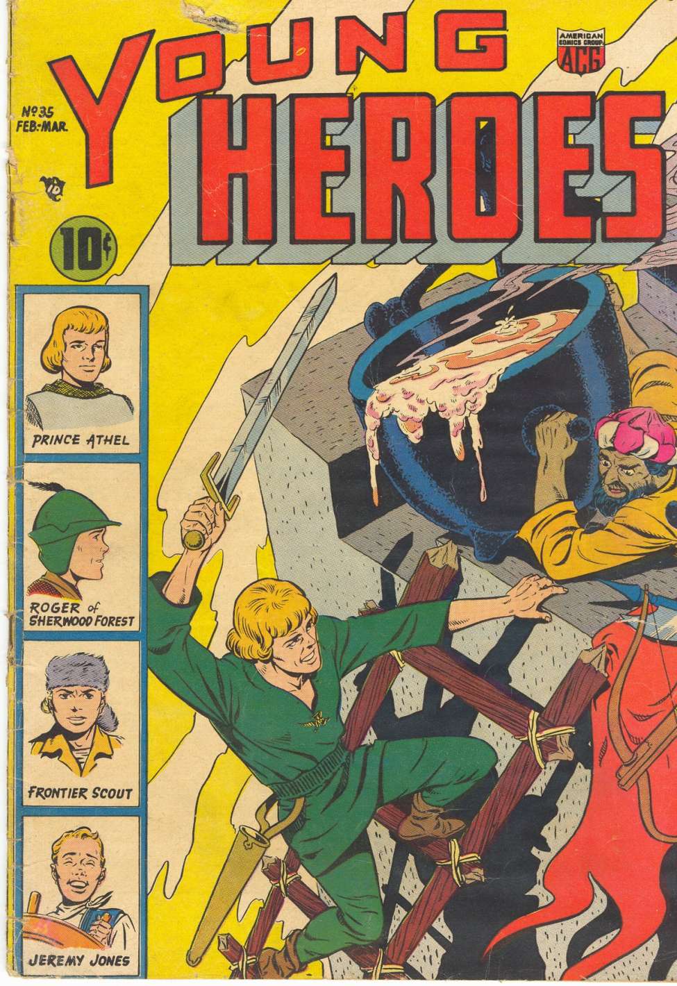 Book Cover For Young Heroes 35