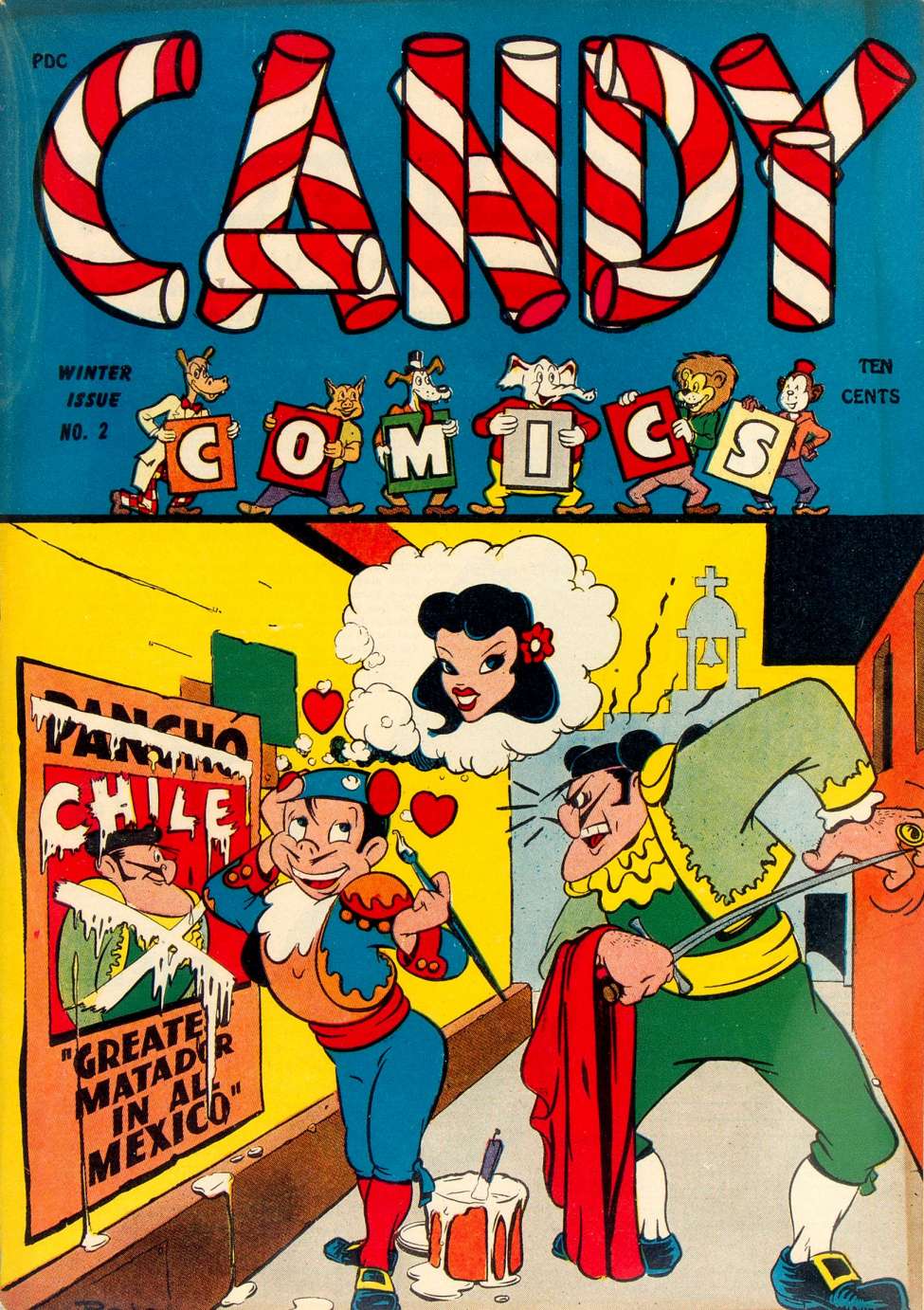 Comic Book Cover For Candy Comics 2 (alt) - Version 2