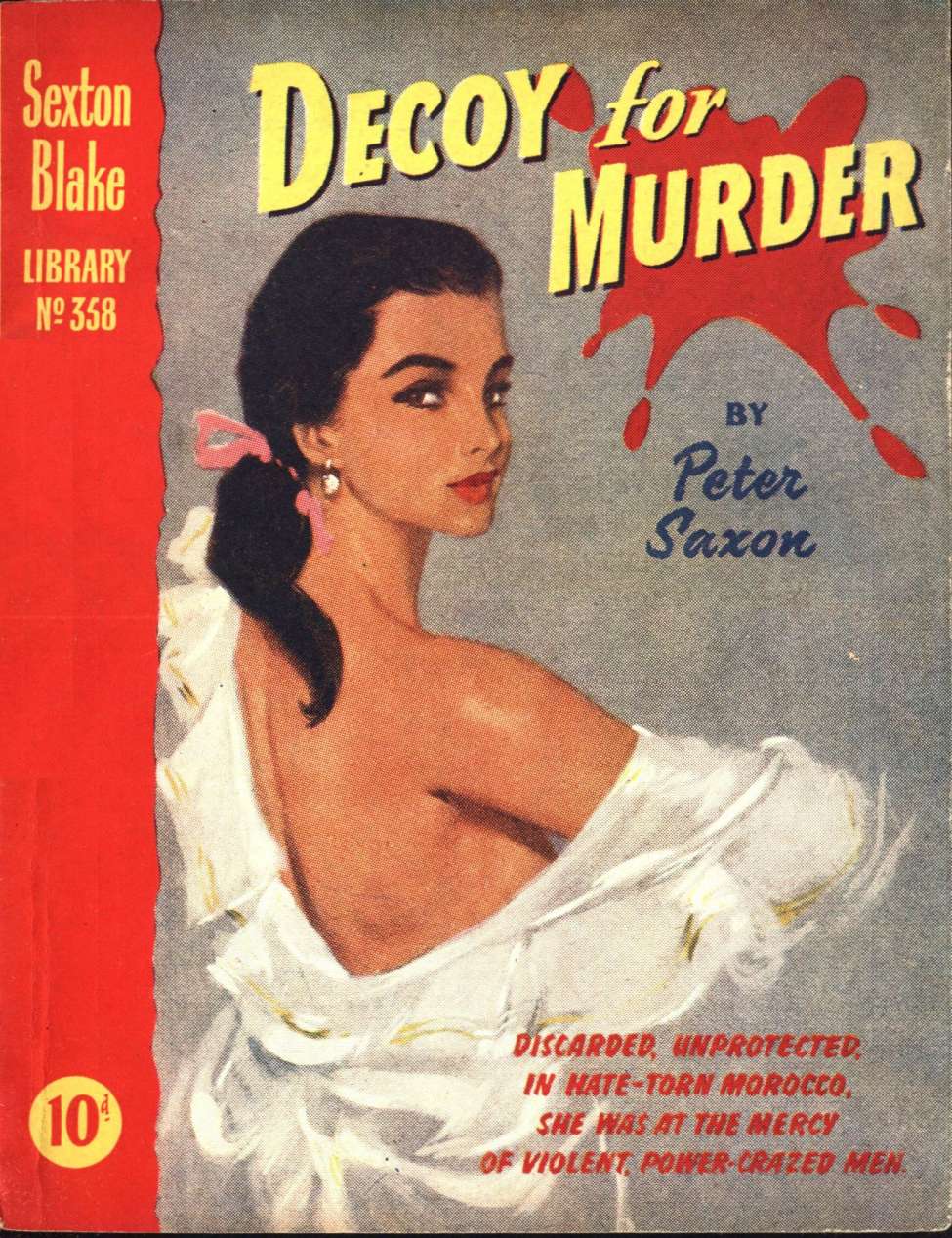 Comic Book Cover For Sexton Blake Library S3 358 - Decoy for Murder