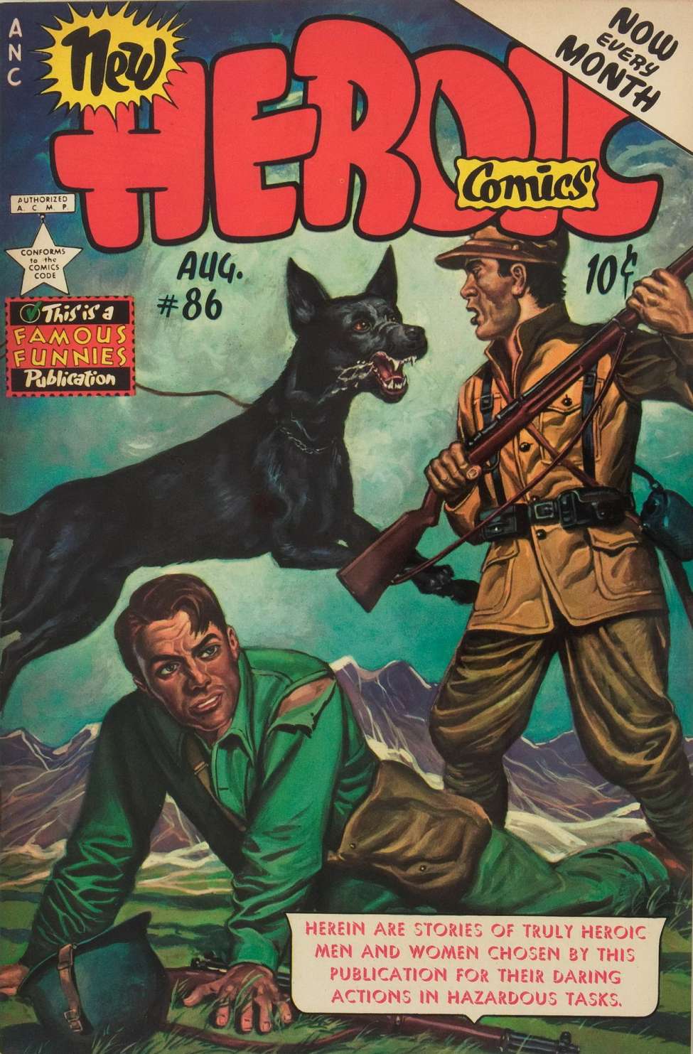 Comic Book Cover For New Heroic Comics 86 - Version 1
