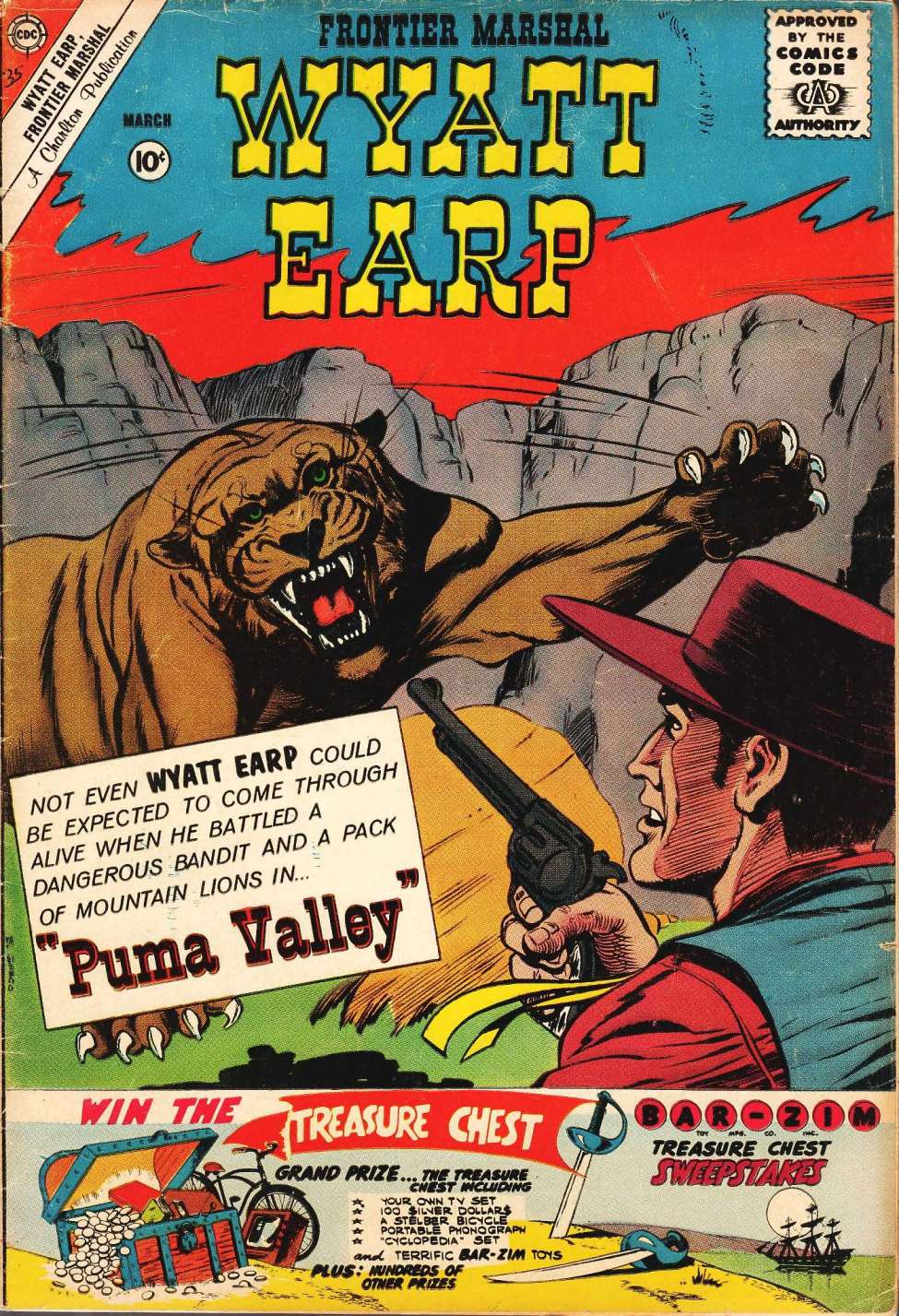 Comic Book Cover For Wyatt Earp Frontier Marshal 35