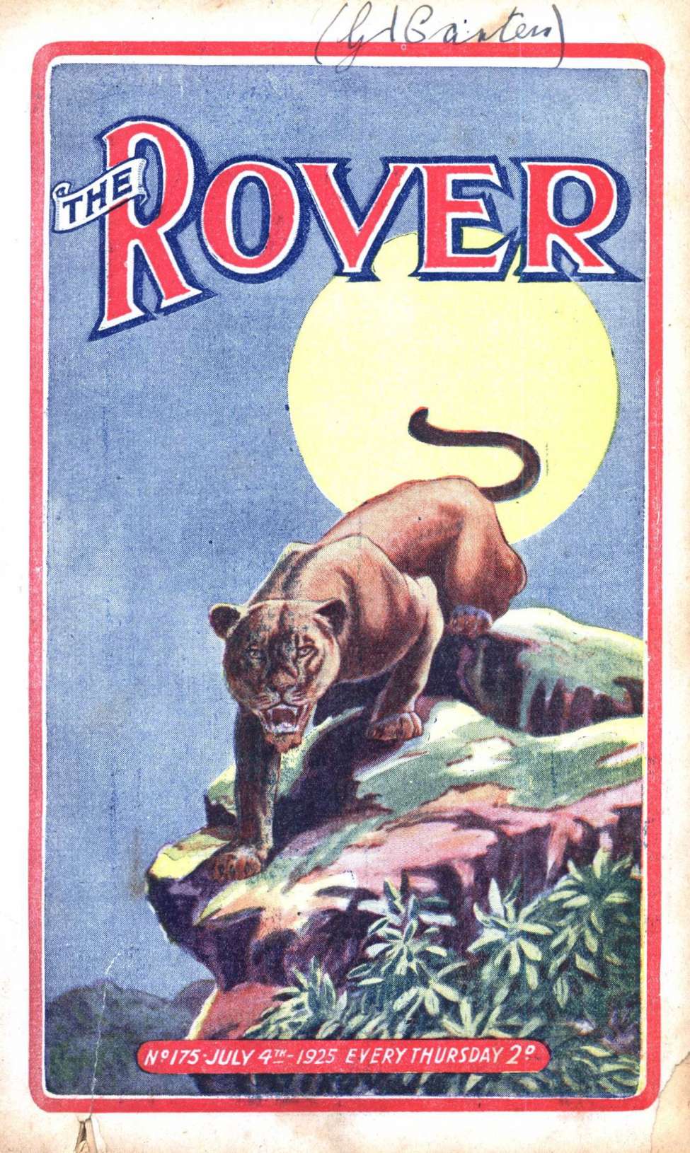 Comic Book Cover For The Rover 175