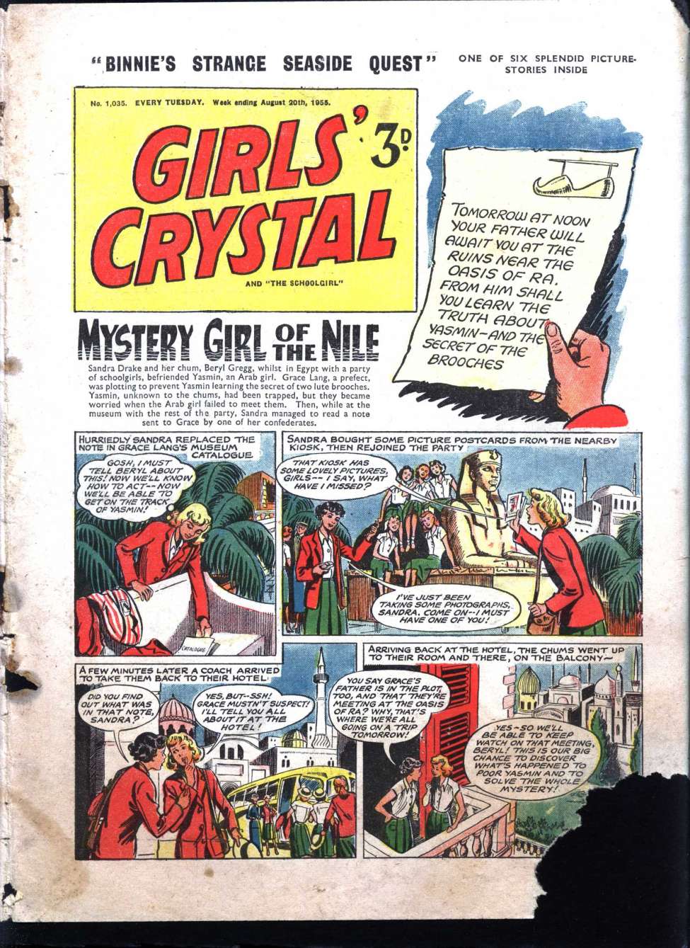 Comic Book Cover For Girls' Crystal 1035