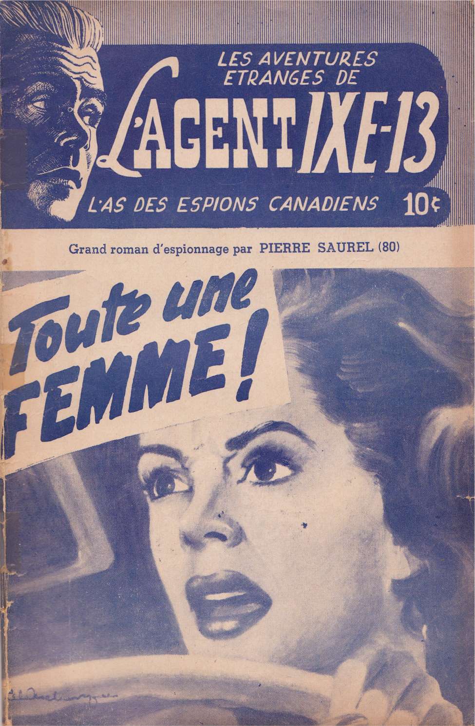 Comic Book Cover For L'Agent IXE-13 v2 80 - Toute une femme!