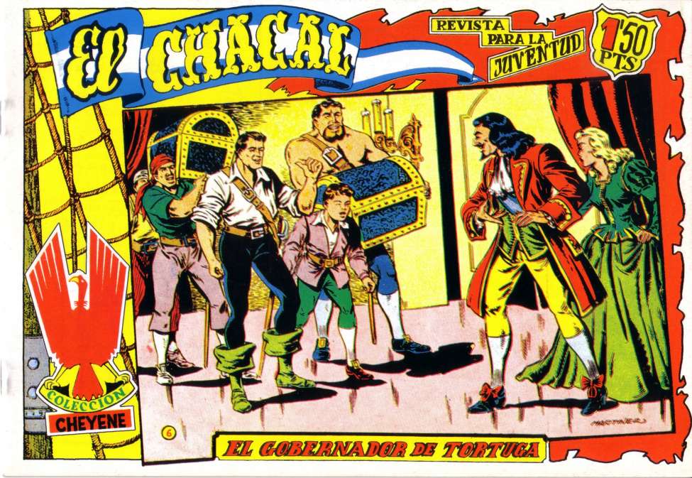 Book Cover For El Chacal 6 - El Gobernador De Tortuga