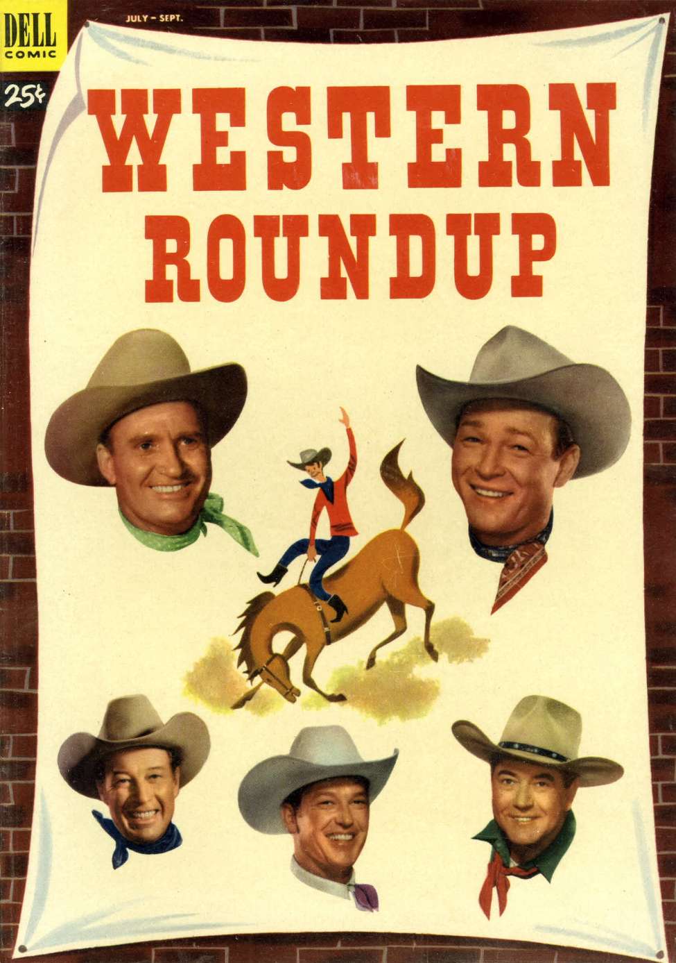 Comic Book Cover For Western Roundup 03 (inc)