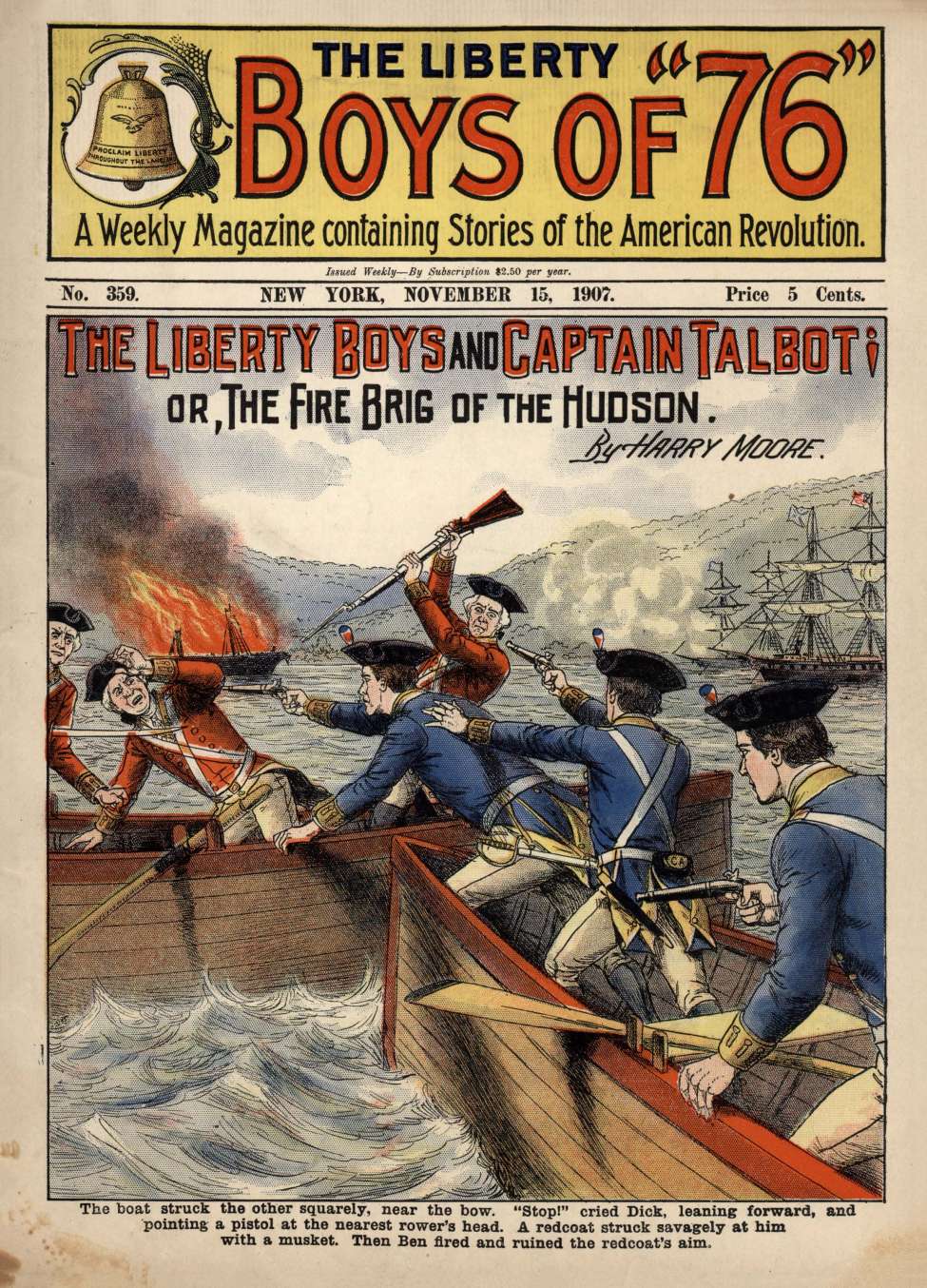 Book Cover For The Liberty Boys of 76 359 - The Liberty Boys and Captain Talbot