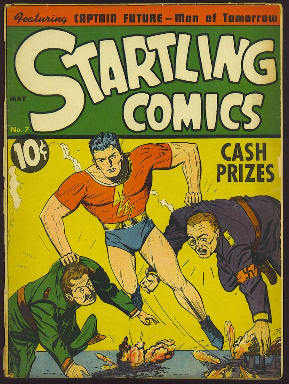 Comic Book Cover For Startling Comics 7