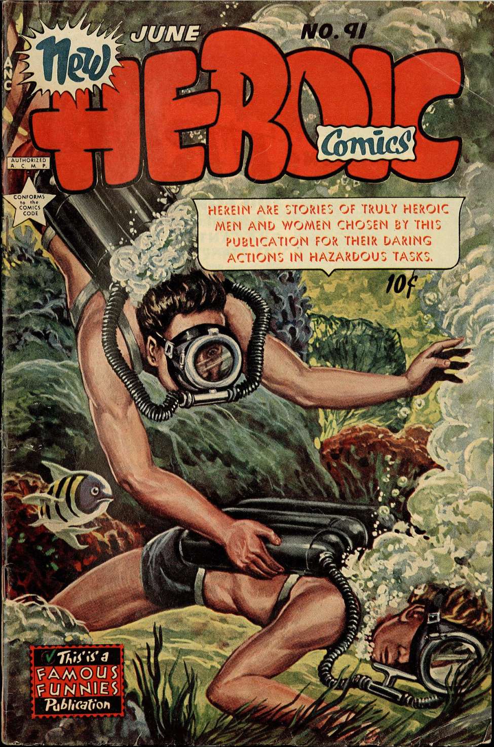 Book Cover For New Heroic Comics 91 - Version 1