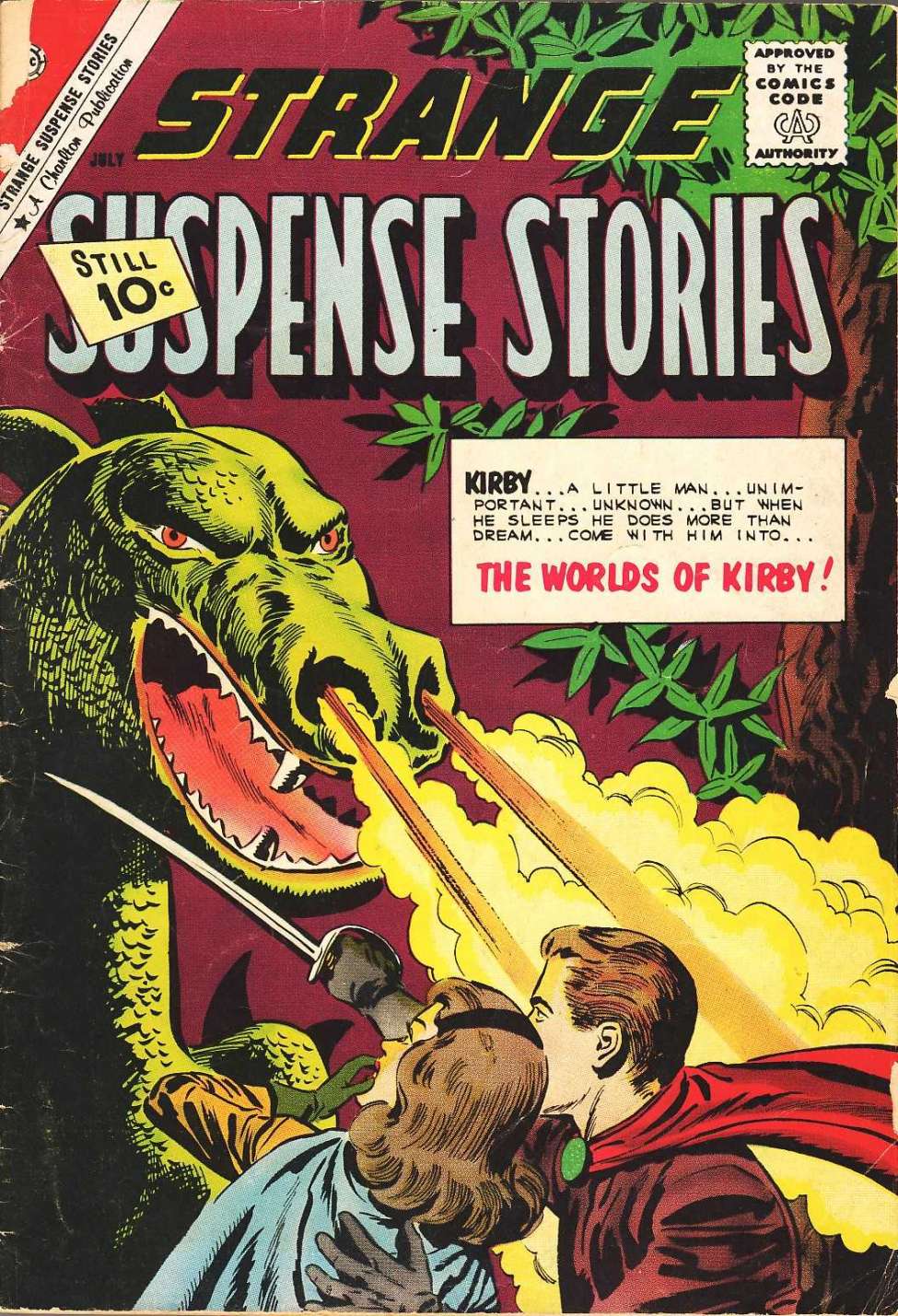 Comic Book Cover For Strange Suspense Stories 54