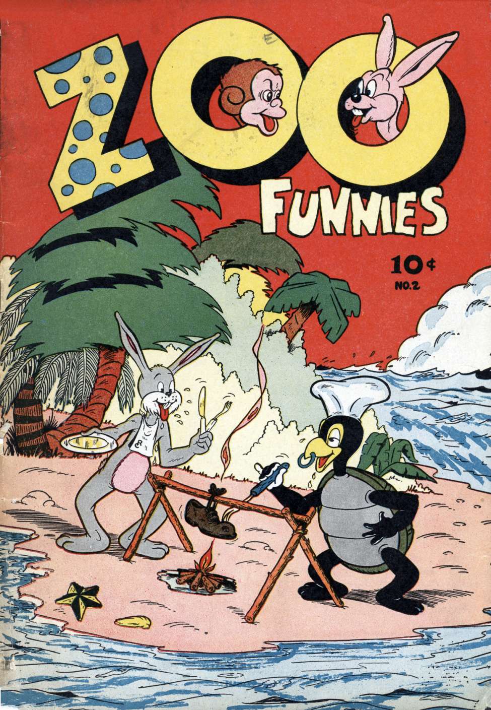 Comic Book Cover For Zoo Funnies v1 2