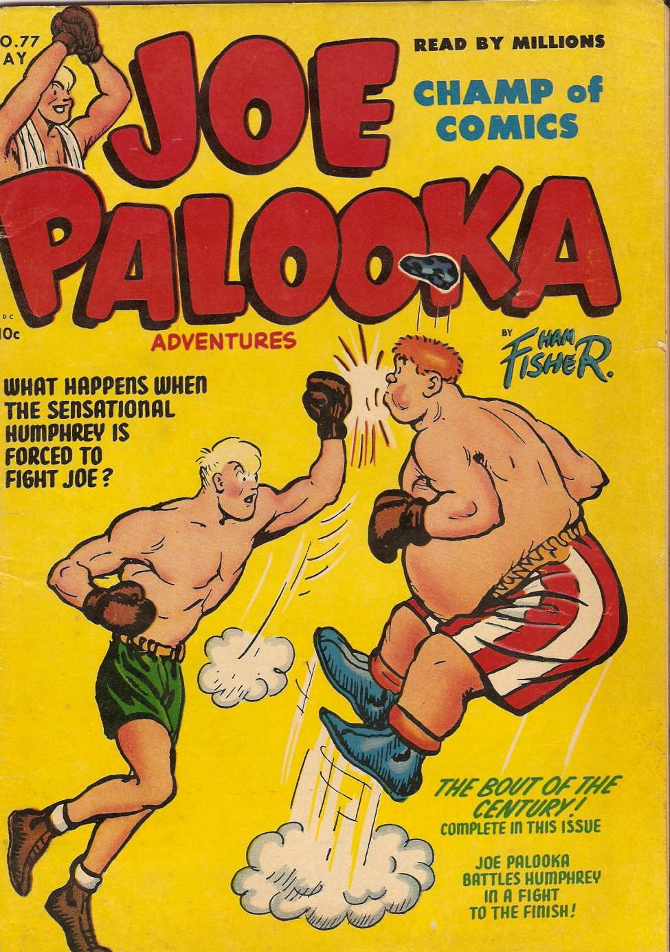 Comic Book Cover For Joe Palooka Comics 77