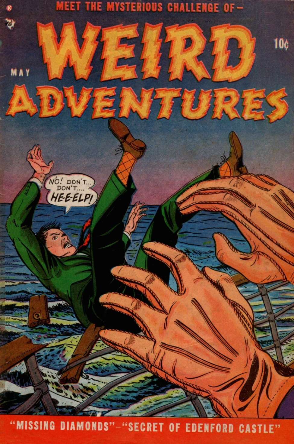 Comic Book Cover For Weird Adventures 1 - Version 2