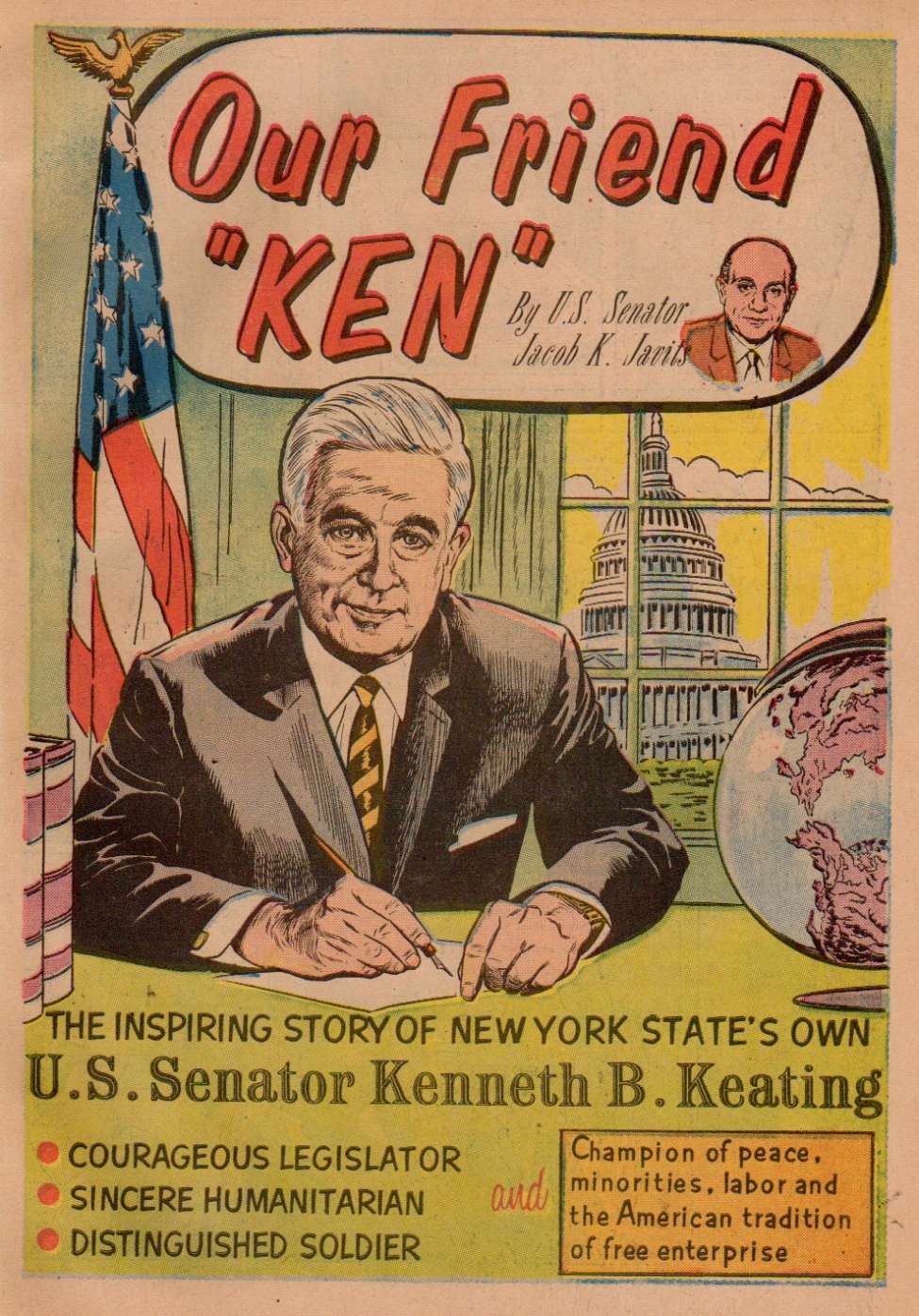 Comic Book Cover For Our Friend Ken