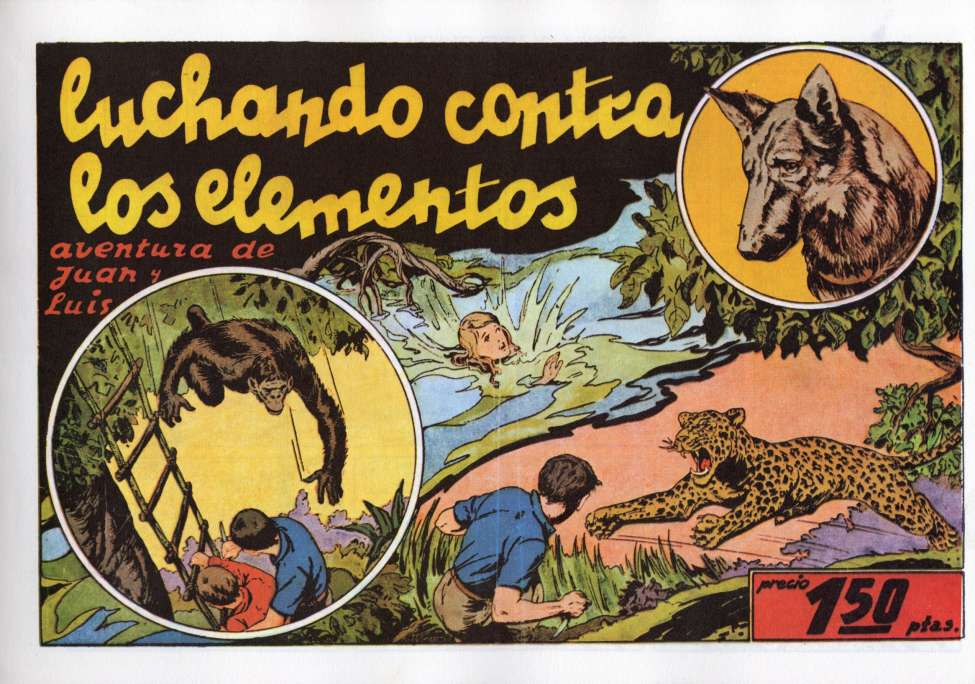 Comic Book Cover For Aventuras de Juan y Luis 9 - Luchando contra los elementos