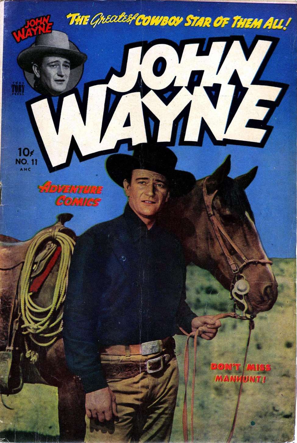 Book Cover For John Wayne Adventure Comics 11