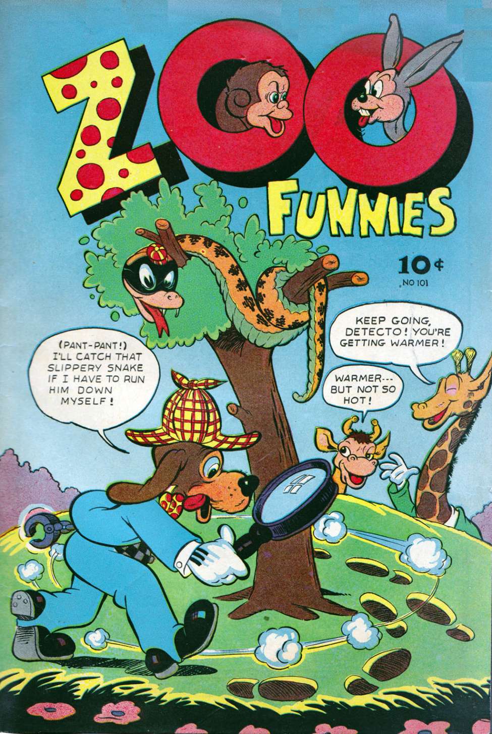 Comic Book Cover For Zoo Funnies v1 1