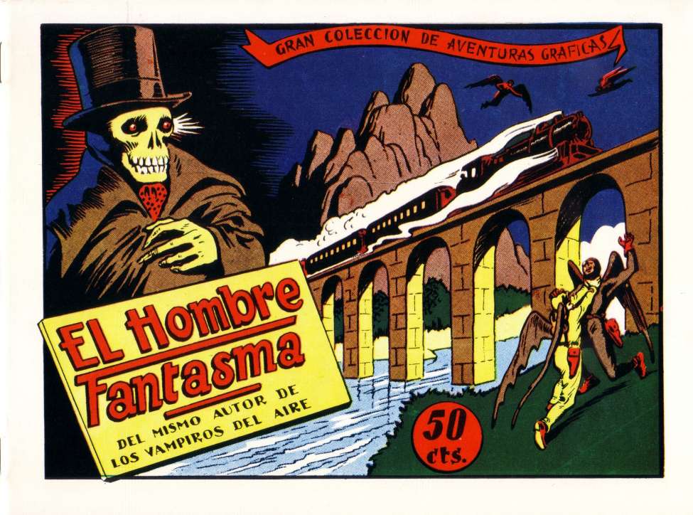 Comic Book Cover For Los Vampiros del Aire 7 - El Hombre Fantasma