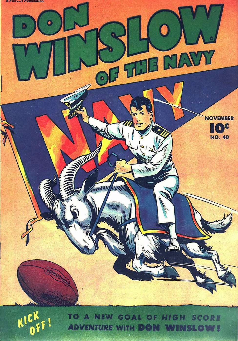 Comic Book Cover For Don Winslow of the Navy 40 - Version 2