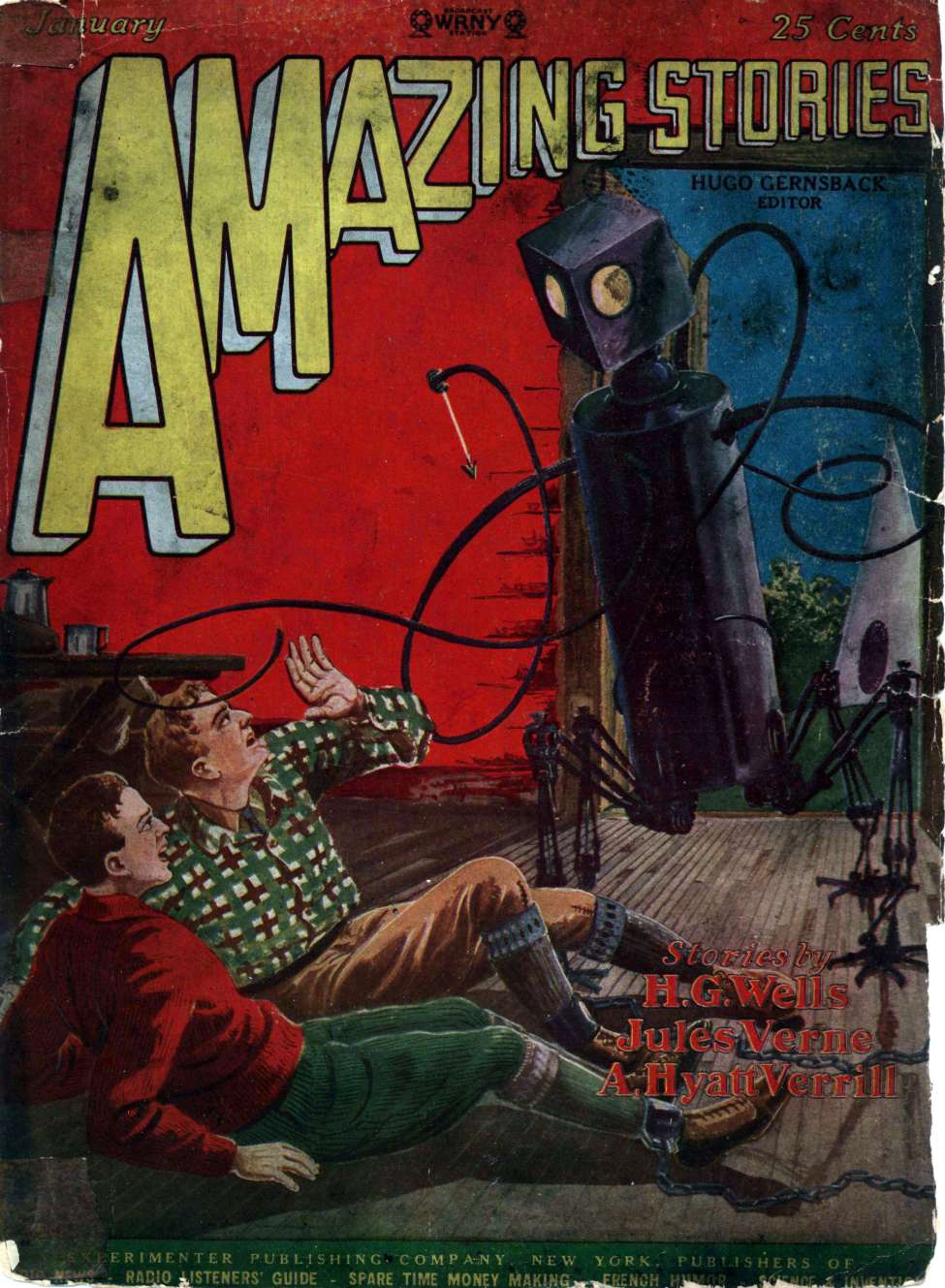 Book Cover For Amazing Stories v2 10 - The Comet Doom - Edmond Hamilton