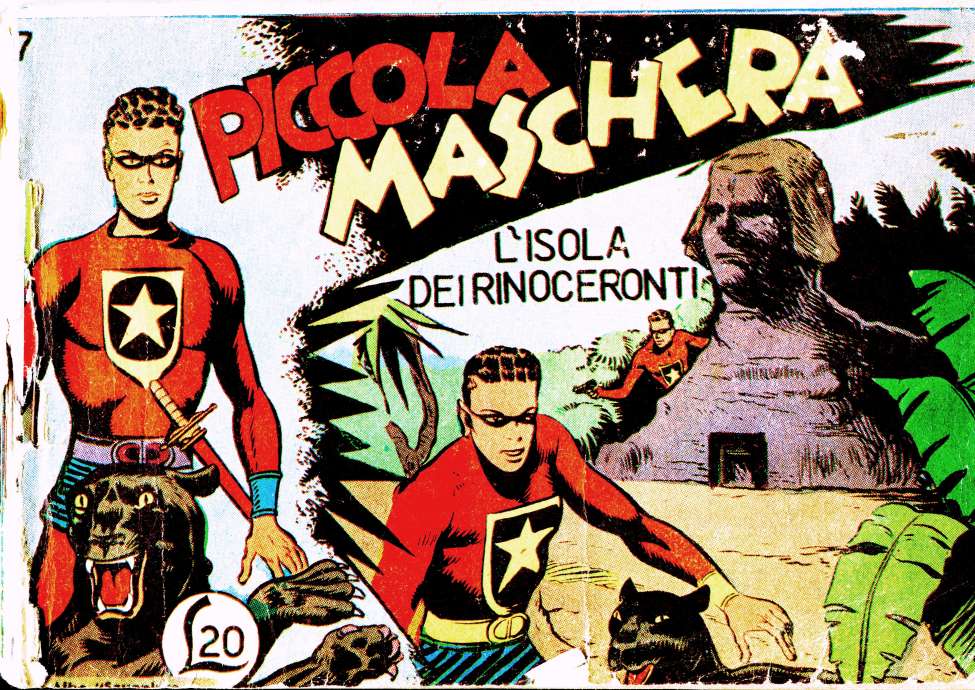 Book Cover For Piccola Maschera 7 - L'Isola Dei Rinoceronti