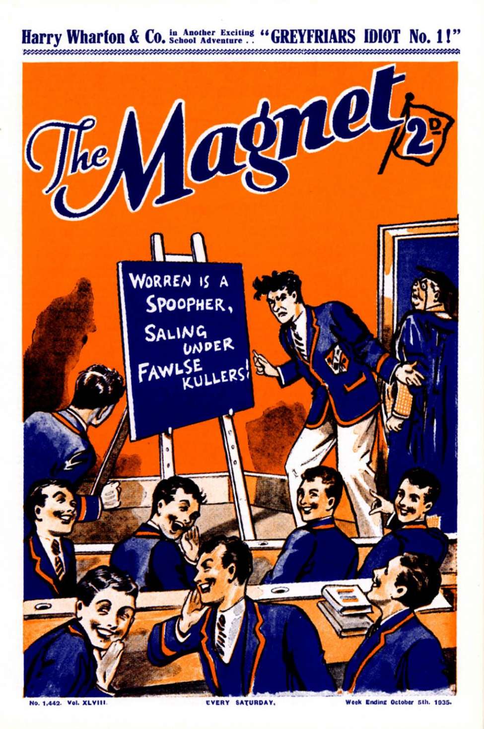 Book Cover For The Magnet 1442 - Greyfriars Idiot #1!