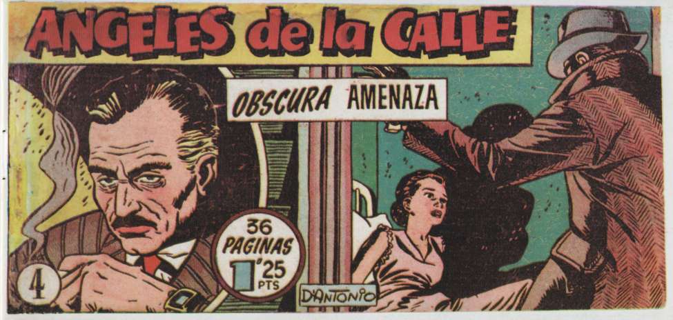 Comic Book Cover For Ángeles de la Calle 4 - Obscura Amenaza