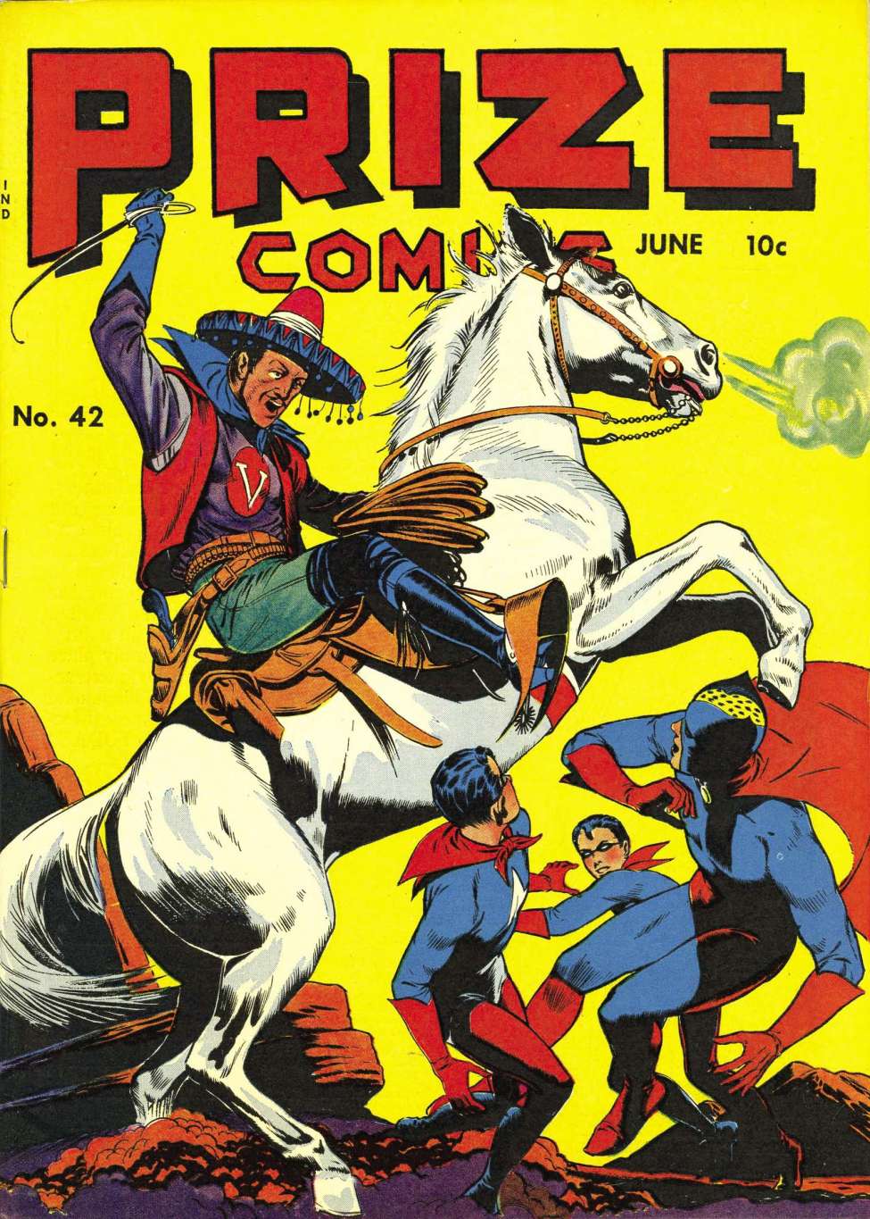 Book Cover For Prize Comics 42 - Version 1