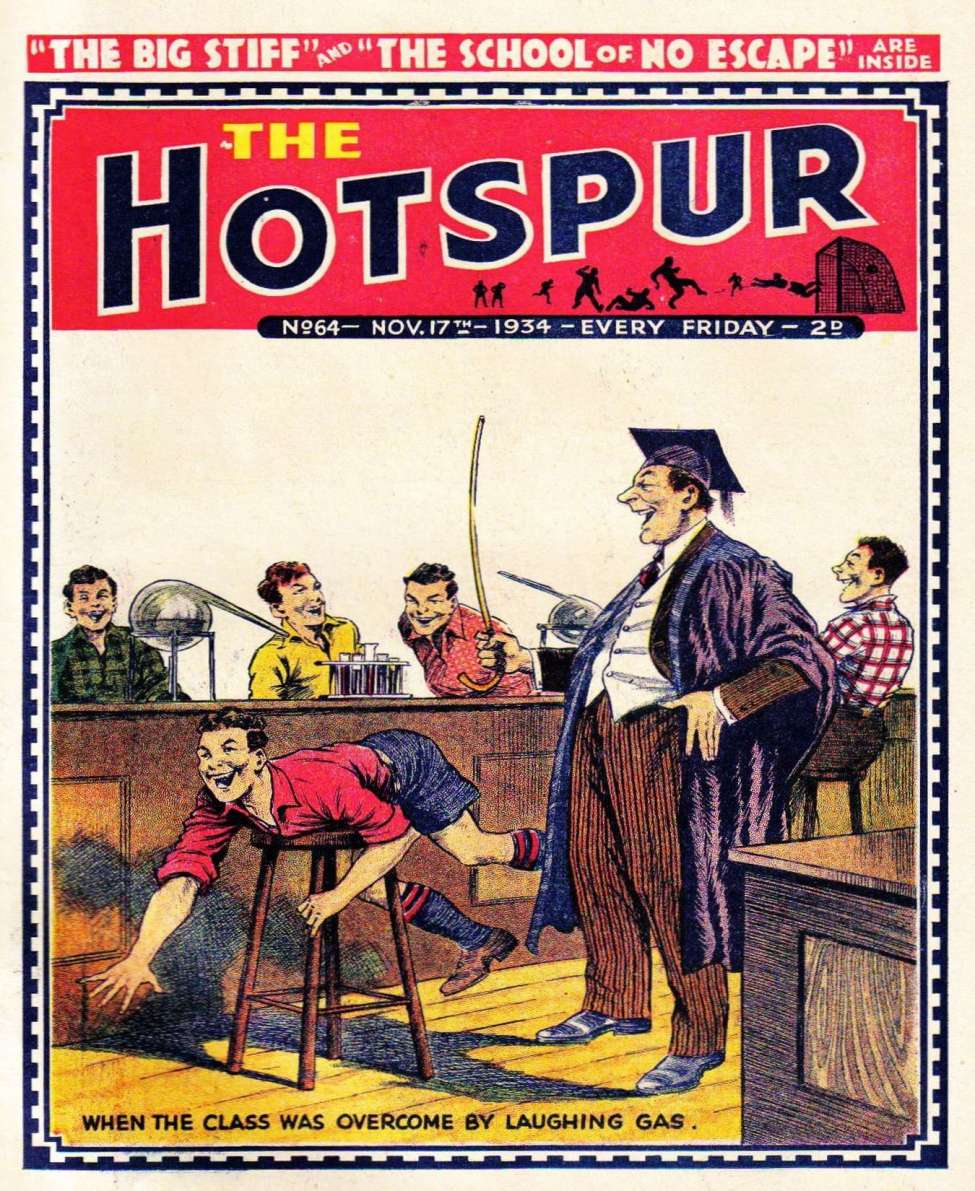 Comic Book Cover For The Hotspur 64
