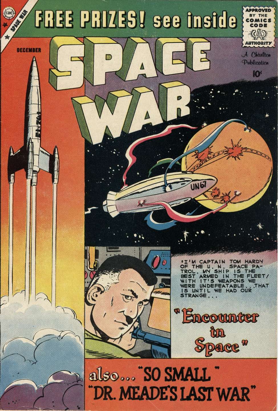 Comic Book Cover For Space War 2