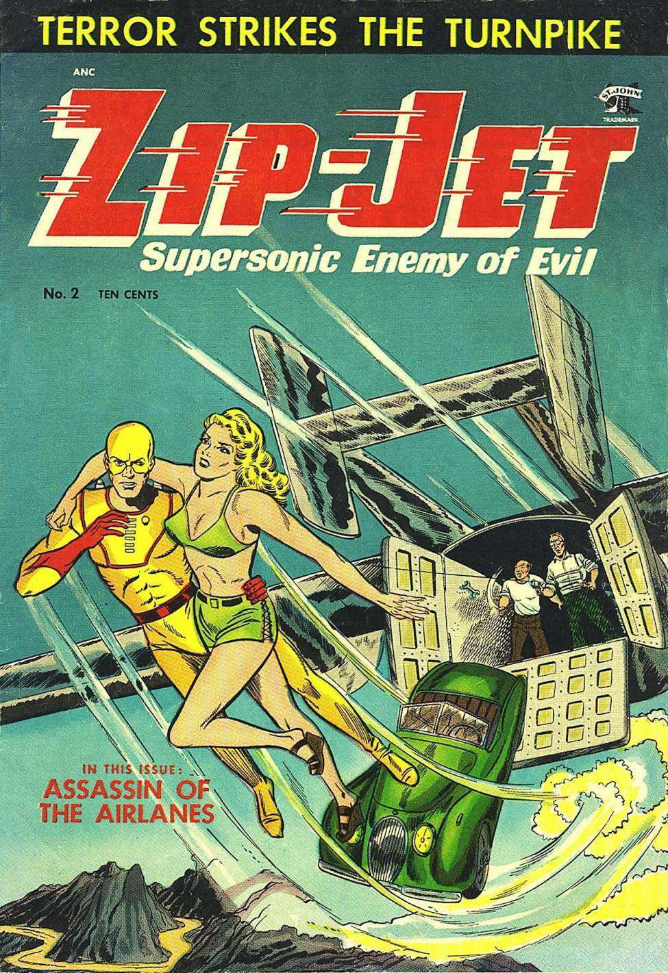 Comic Book Cover For Zip Jet 2