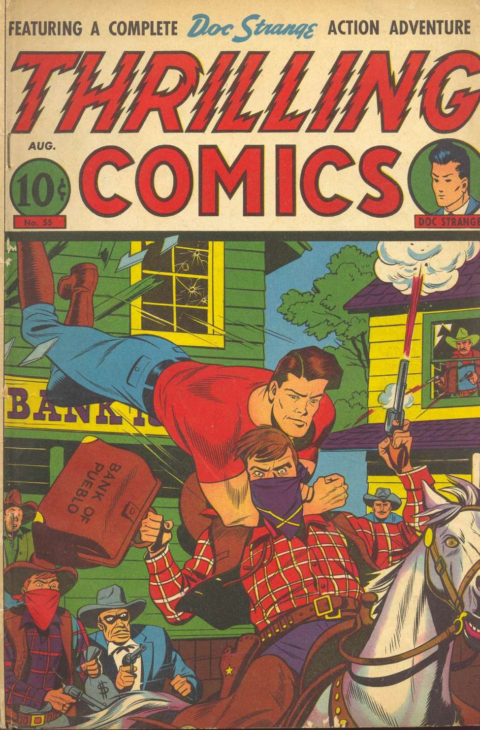Book Cover For Thrilling Comics 55