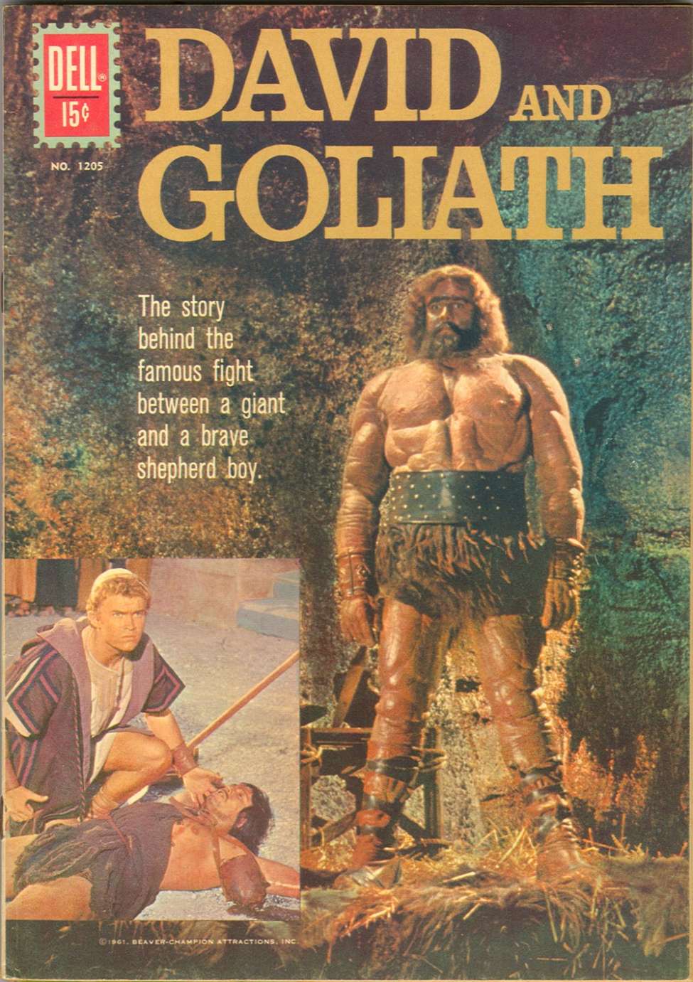 Comic Book Cover For 1205 - David and Goliath