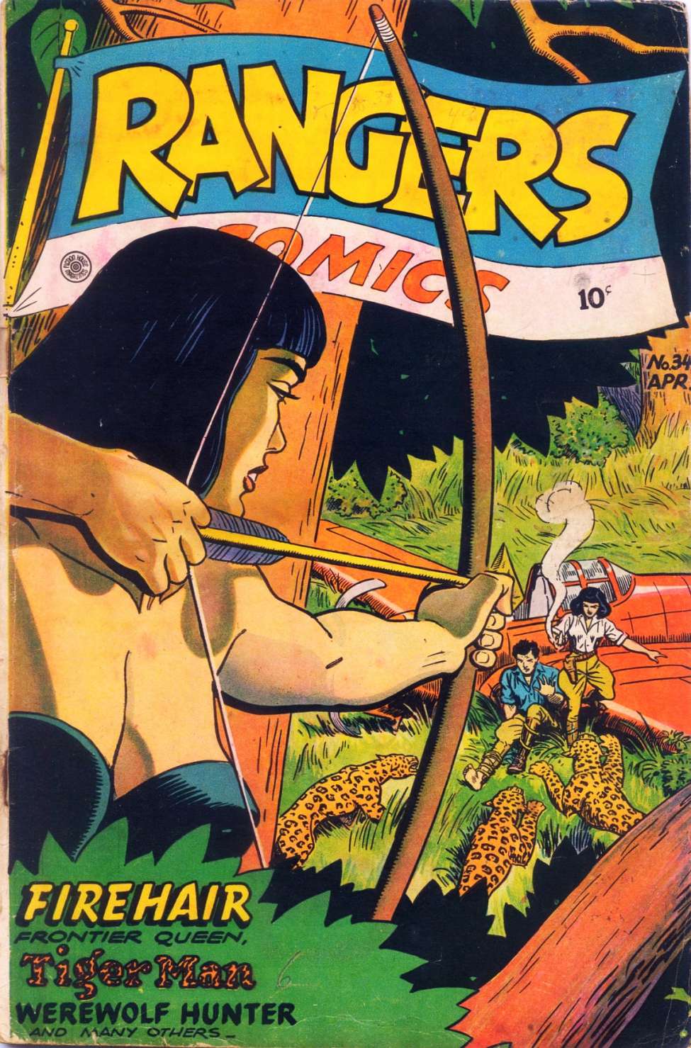 Comic Book Cover For Rangers Comics 34