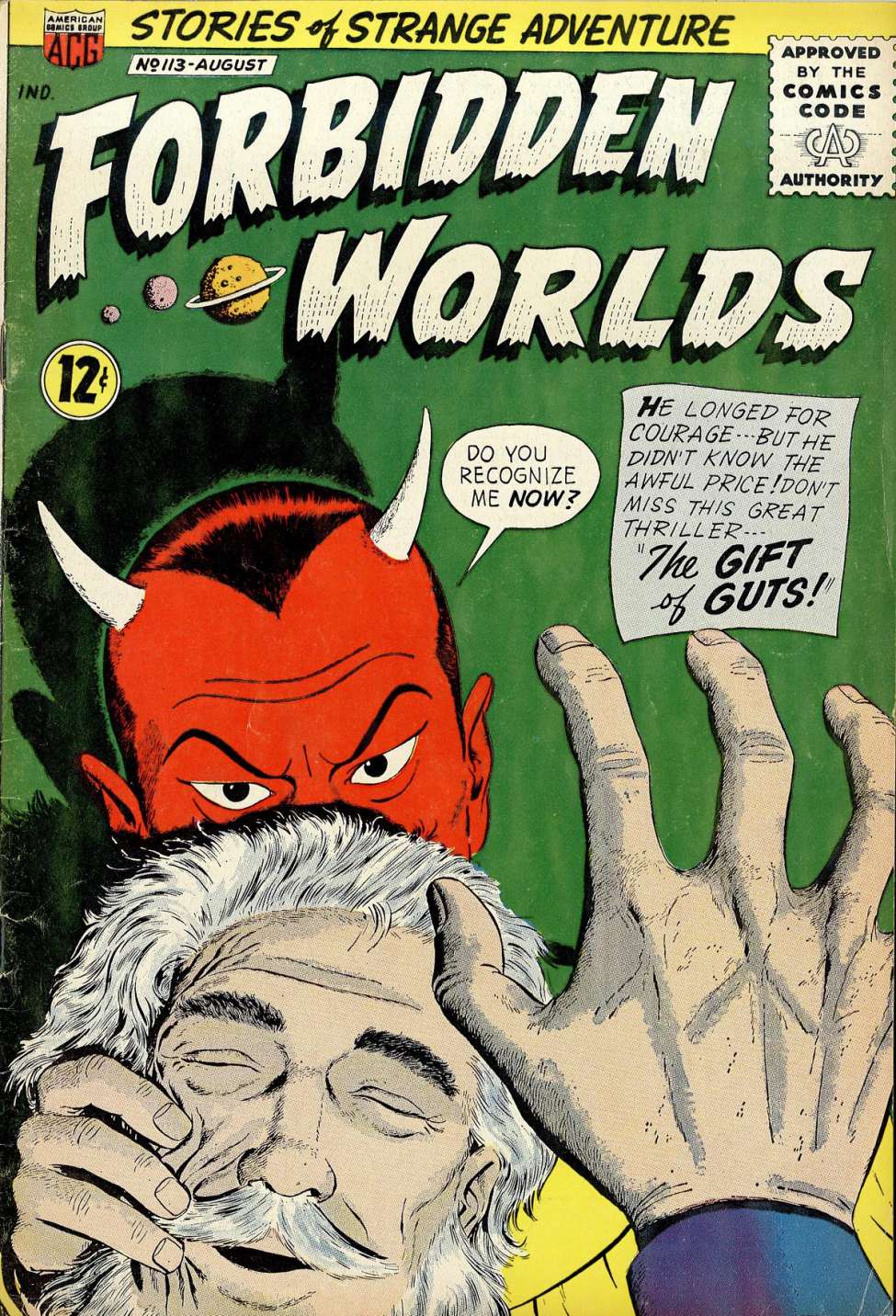 Comic Book Cover For Forbidden Worlds 113