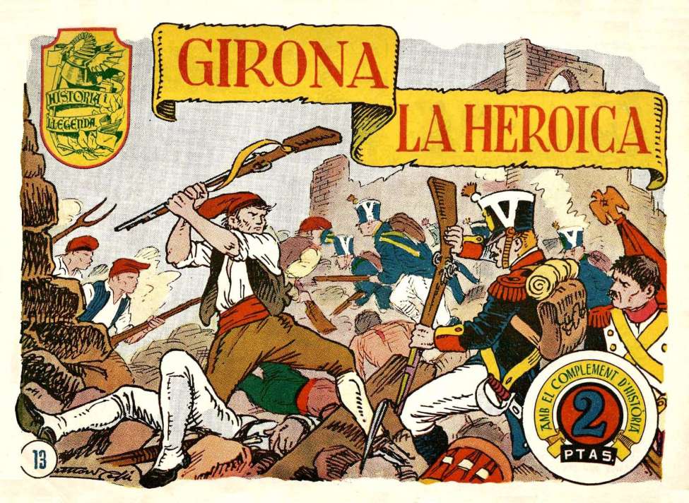 Comic Book Cover For Historia y leyenda 13 Girona la heroica