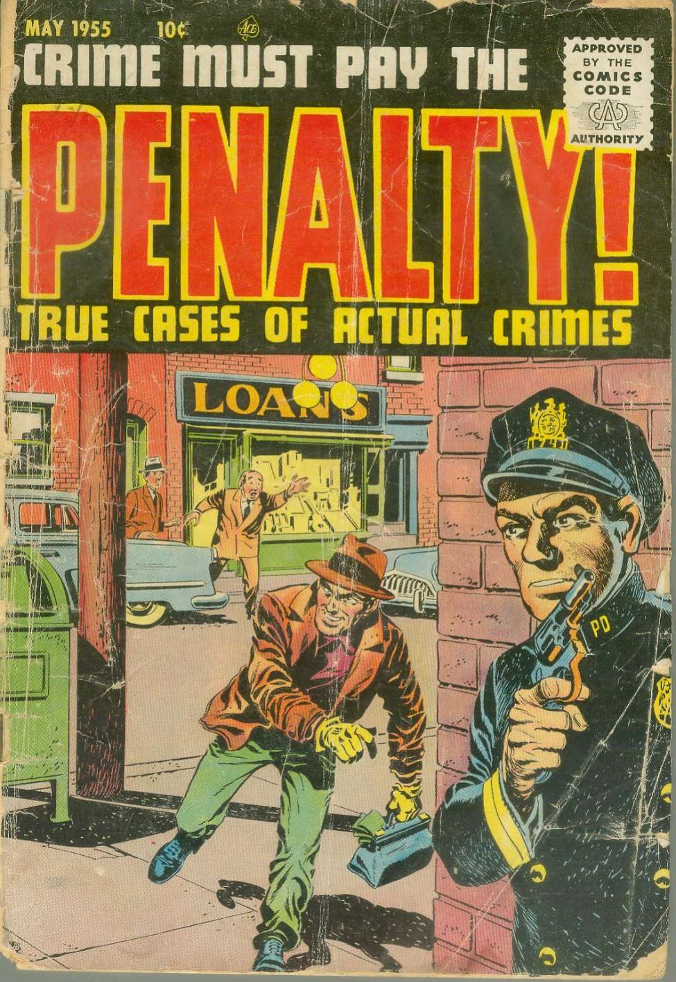 Comic Book Cover For Crime Must Pay the Penalty 45