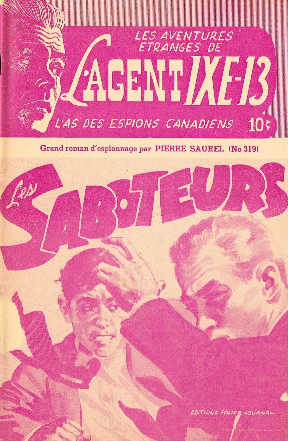 Book Cover For L'Agent IXE-13 v2 319 - Les saboteurs