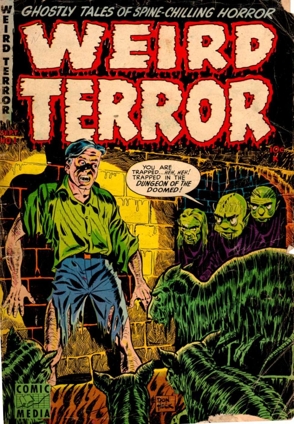 Comic Book Cover For Weird Terror 1