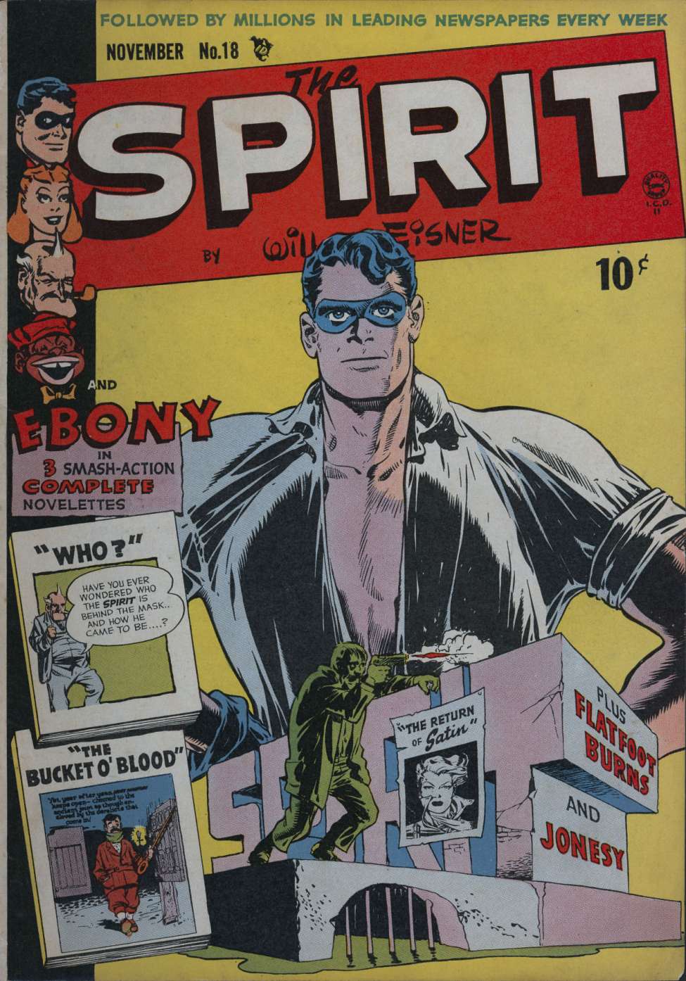 Comic Book Cover For The Spirit 18