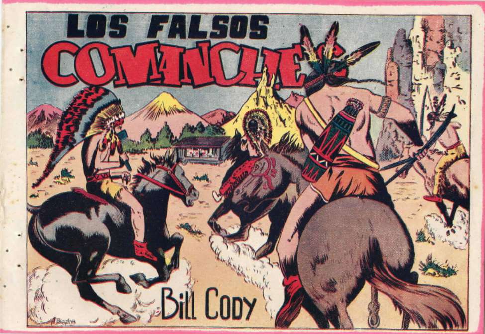 Comic Book Cover For Bill Cody 11 - Los falsos comanches