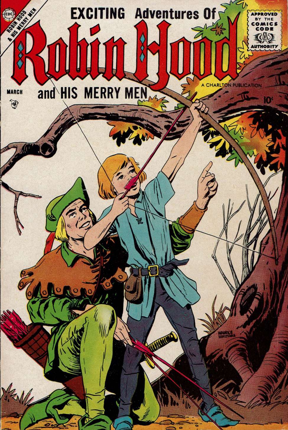 Comic Book Cover For Robin Hood and His Merry Men 36