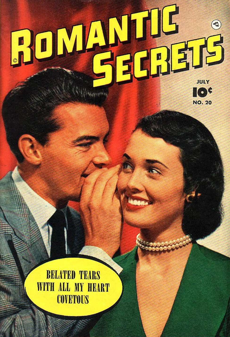 Comic Book Cover For Romantic Secrets 20